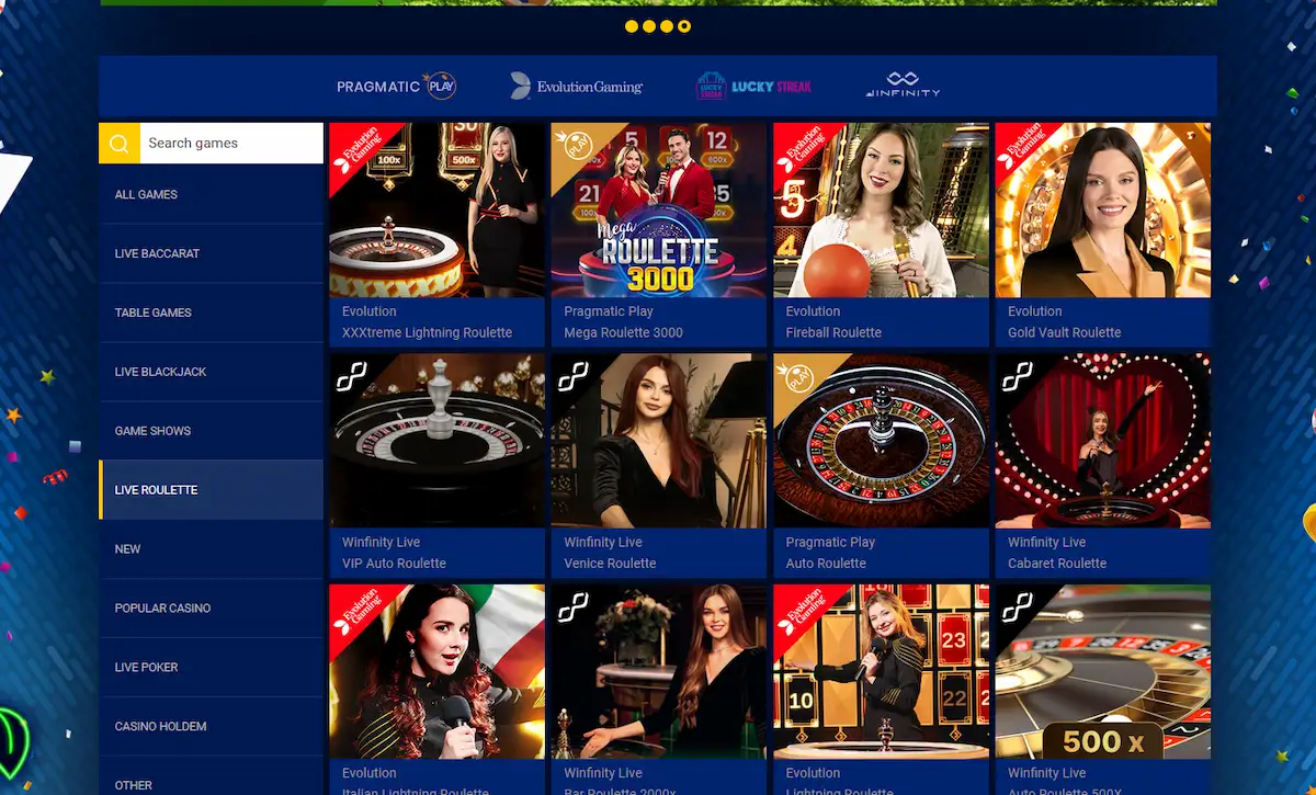 Živá ruleta Spassino Casino s krupiérem od Evolution Gaming